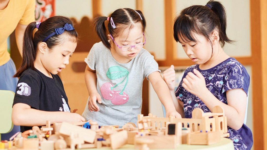 Children playing together